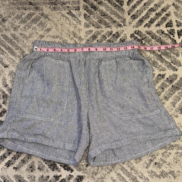 Costco Shorts Briggs Women Medium Black Orange Stripes - Picture 9 of 13